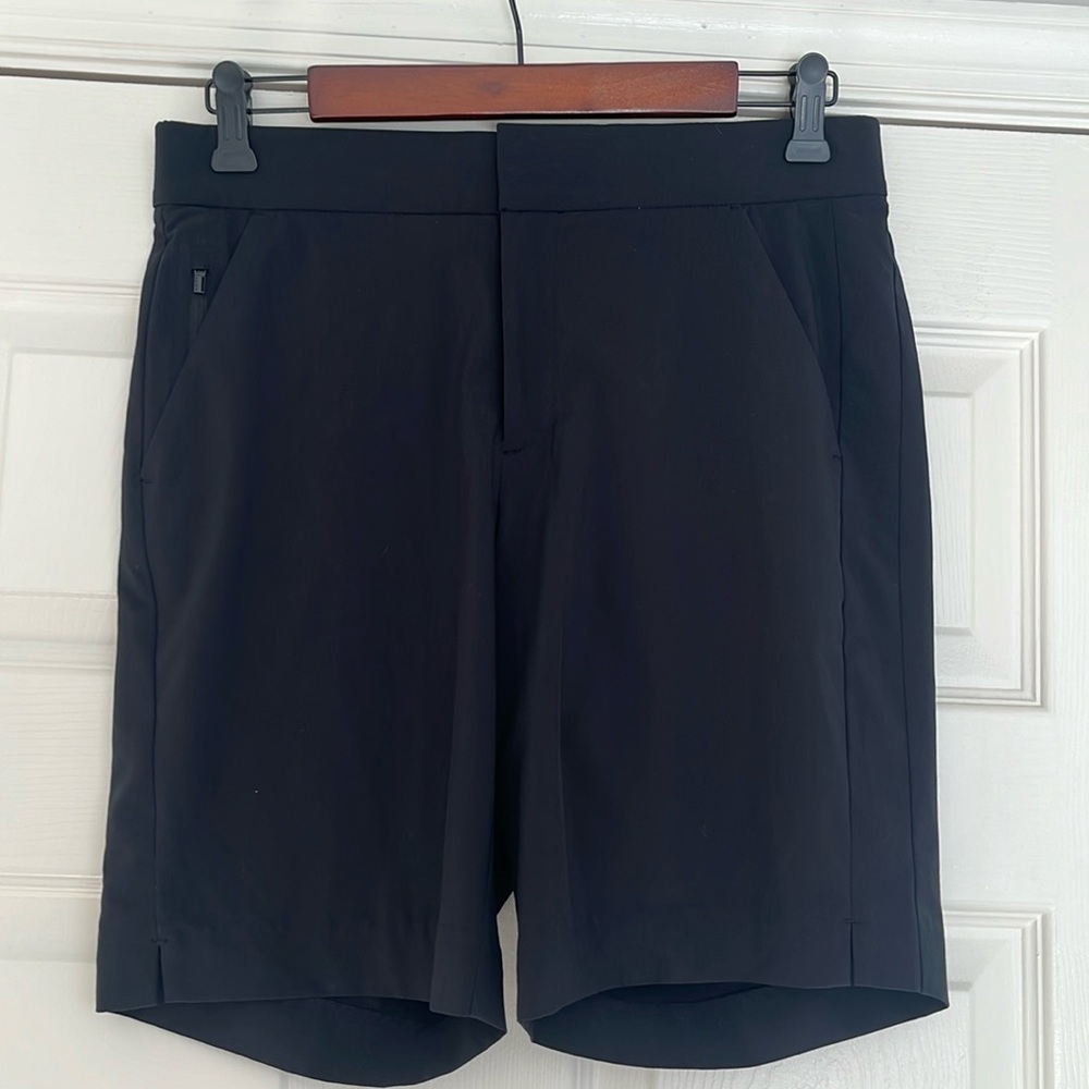 Athleta Tribeca 9” Bermuda Shorts Black - Picture 2 of 10